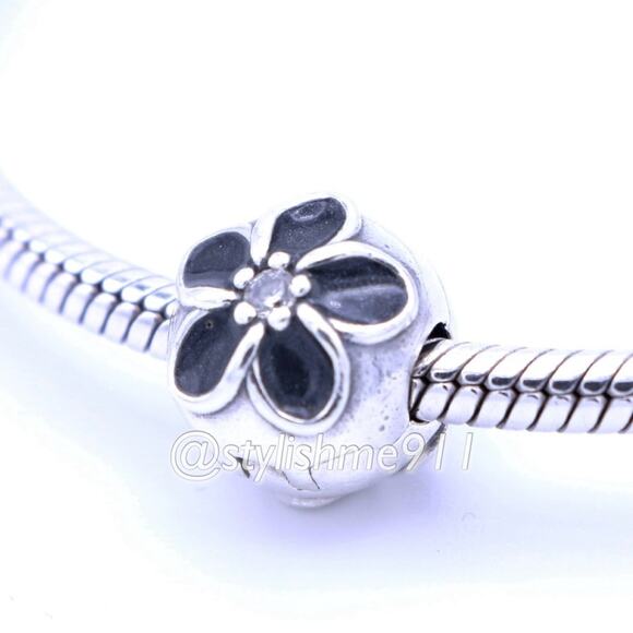 Authentic PANDORA Mystic Floral Clip with Zirconia - Picture 3 of 11